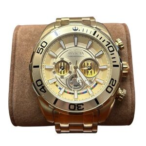Invicta Star Wars Gold and Black Chronograph Watch